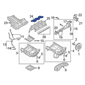 Kia OE - Upper Engine Intake Manifold Gasket