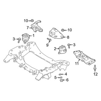 Kia OE - Engine & Transmission Mounting (RWD 3.3L)