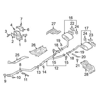 Kia OE - Exhaust System - Exhaust Components