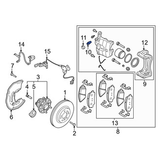 Kia OE - Front Brake Bleeder Screw