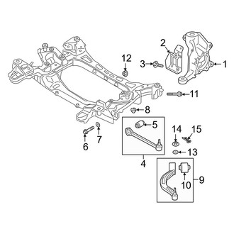 Kia OE - Front Suspension - Suspension Components (RWD)