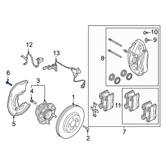 Kia OE - Axle Hub Mounting Bolt