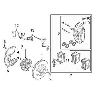 Kia OE - Front Brake Bleeder Screw