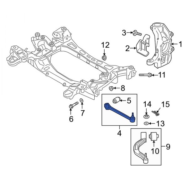 Lateral Arm and Ball Joint Assembly