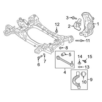 Kia OE - Front Suspension - Suspension Components (AWD)
