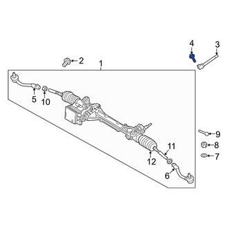 Kia OE - Lower Steering Shaft Bolt