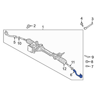 Kia OE - Left Outer Steering Tie Rod End