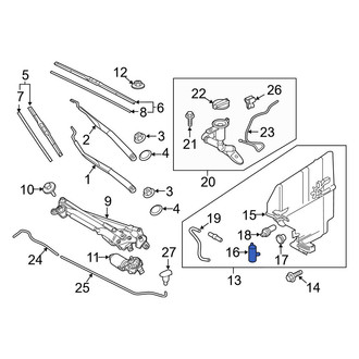 Kia OE - Windshield Washer Pump