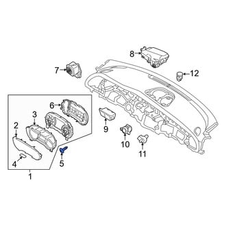 Kia OE - Instrument Cluster Housing Screw