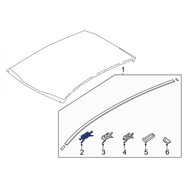 Roof Molding Clip