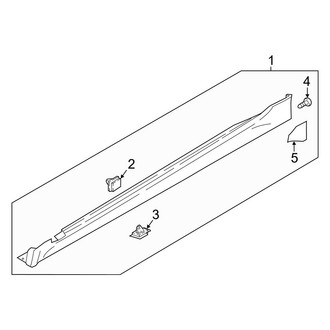Kia OE - Pillars, Rocker & Floor - Exterior Trim