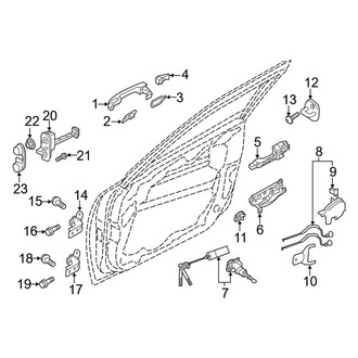 Kia OE - Front Door - Lock & Hardware