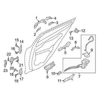Kia OE - Rear Door - Lock & Hardware