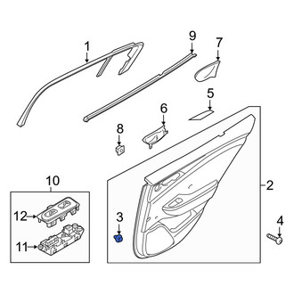 Kia OE - Door Interior Trim Panel Retainer