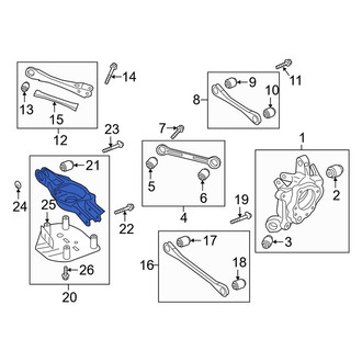 Kia OE - Front Left Rearward Suspension Control Arm