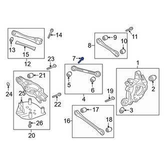 Kia OE - Outer Suspension Control Arm Bolt