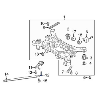 Kia OE - Suspension Crossmember Bolt