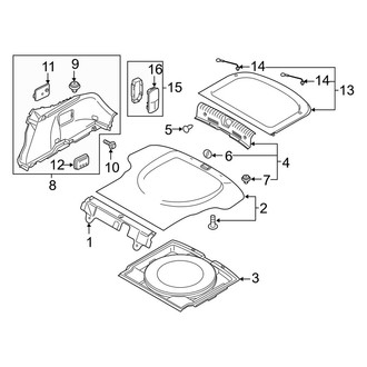 Kia OE - Rear Body & Floor - Interior Trim