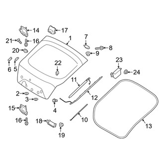 Kia OE - Lift Gate - Gate & Hardware
