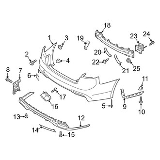 Kia OE - Rear Bumper - Bumper & Components (Base / Premium)