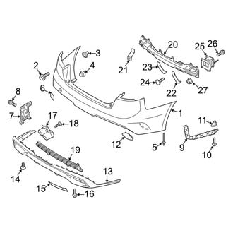 Kia OE - Rear Bumper - Bumper & Components (GT / GT1 / GT2)