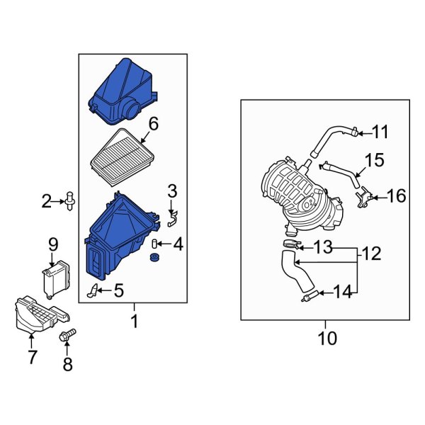 Air Filter and Housing Assembly