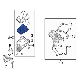 Kia OE - Right Engine Air Filter