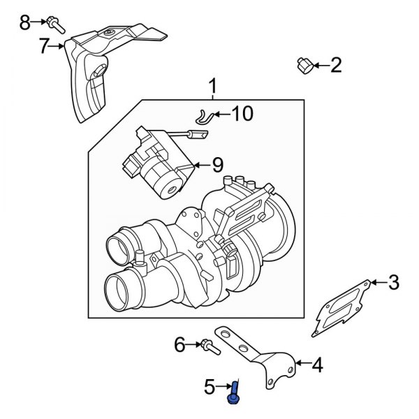 Turbocharger Mounting Bolt