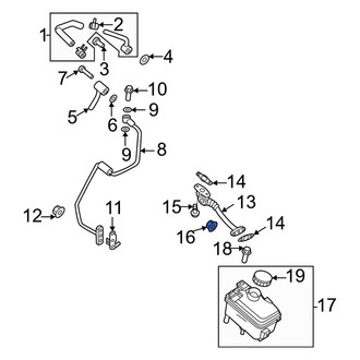 Kia OE - Front Bumper Cover Nut