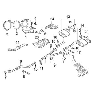 Kia OE - Exhaust System - Exhaust Components (2.5L)