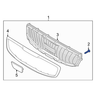 Kia OE - Upper Grille Screw