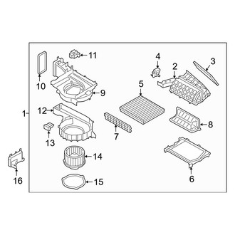 Kia OE - Air Conditioner & Heater - Blower Motor & Fan