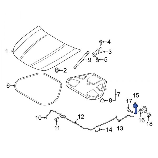 Hood Release Handle