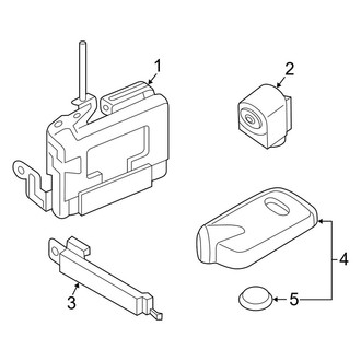 Kia OE - Electrical - Keyless Entry Components