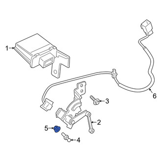 Kia OE - Headlight Level Sensor Nut