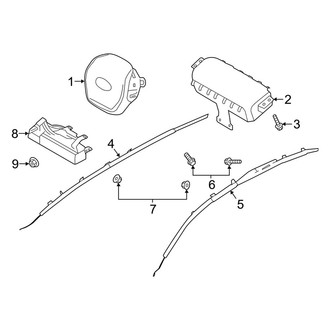 Kia OE - Restraint Systems - Air Bag Components (Air Bags)