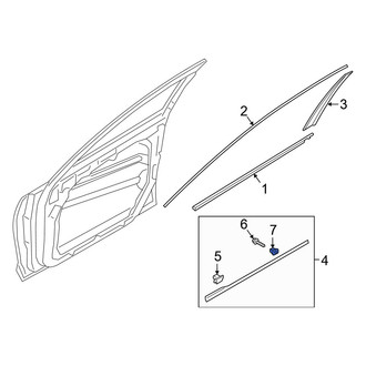 Kia OE - Door Molding Clip