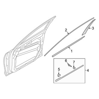 Kia OE - Front Door - Exterior Trim