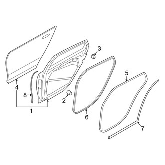 Kia OE - Rear Door - Door & Components