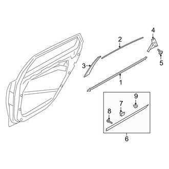 Kia OE - Rear Door - Exterior Trim