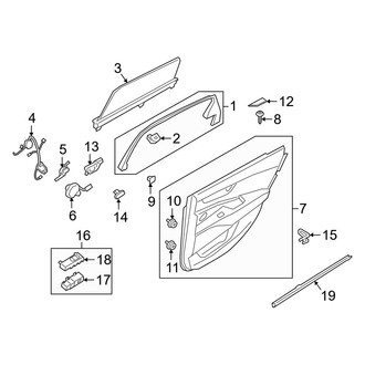 Kia OE - Rear Door - Interior Trim