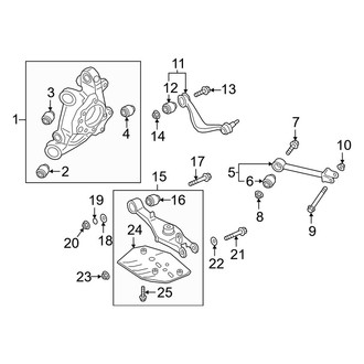 Kia OE - Rear Suspension - Suspension Components (Knuckle & Control Arms)
