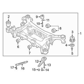 Kia OE - Rear Suspension - Rear Crossmember