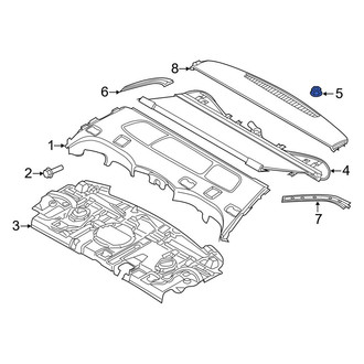 Kia OE - Back Glass Sunshade Nut