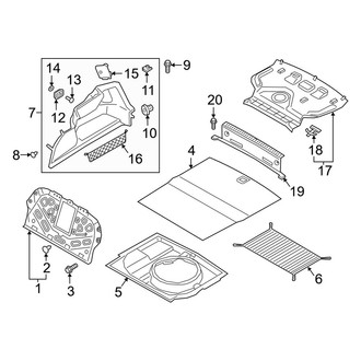 Kia OE - Rear Body & Floor - Interior Trim (Rear Compartment)