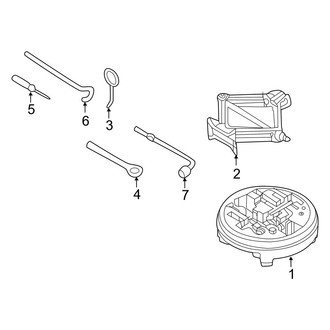 Kia OE - Rear Body & Floor - Jack & Components