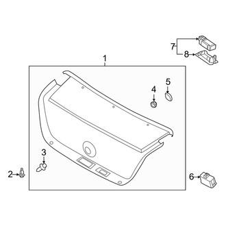 Kia OE - Trunk Lid - Interior Trim
