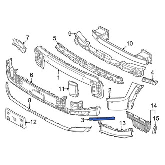Kia OE - Front Right Bumper Cover Bracket