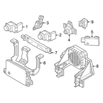 Kia OE - Front Bumper - Electrical Components (GT-Line)