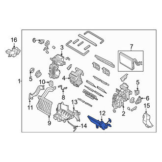 Kia OE - Front HVAC Heater Core Heater Element